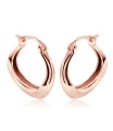 Alluring Designed Silver Hoop Earring HO-2509